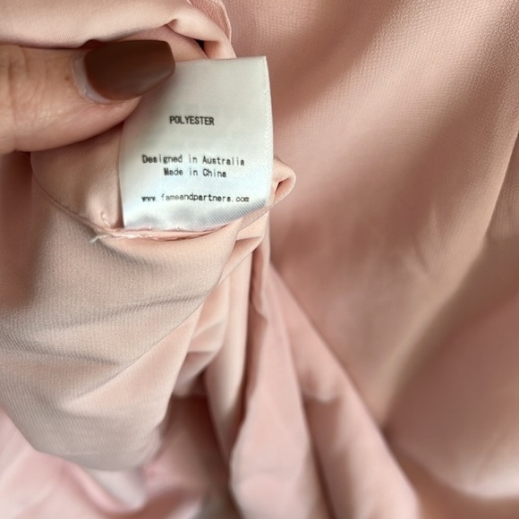 NWT Fame and Partners Light Pink Mini Formal Cocktail Dress - Picture 8 of 10